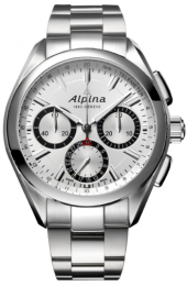 Alpina Alpiner 4 Manufacture Flyback Chronograph Silvered Sunray 44 mm AL-760SB5AQ6B