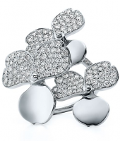 Кольцо Tiffany Paper Flowers Diamond Cluster Ring GRP10397