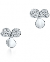 Серьги Tiffany Paper Flowers Diamond Flower Earrings 61626298