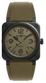 Bell & Ross BR 03 Military Ceramic 41 mm BR03A-MIL-CE/SRB