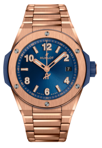 Hublot Big Bang Integrated Time Only King Gold Blue 38 mm 457.OX.7180.OX