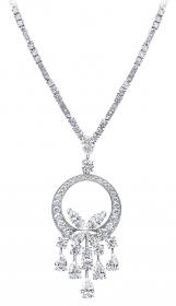Колье Graff Classic Butterfly Chandelier Necklace RGN168