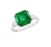 Кольцо для помолвки Classic Graff Promise Emerald Cut Emerald Ring RGR 822