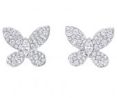 Серьги Graff Pav? Butterfly Diamond Stud Earrings RGE 574