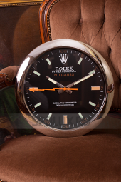 Настенные часы Rolex Milgauss Black Dial Z-Orange