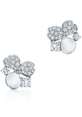 Серьги Tiffany Paper Flowers Diamond Cluster Earrings 61624864