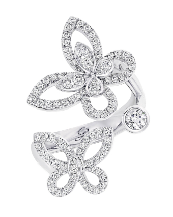 Кольцо Graff Multi Butterfly Silhouette Diamond Ring RGR753
