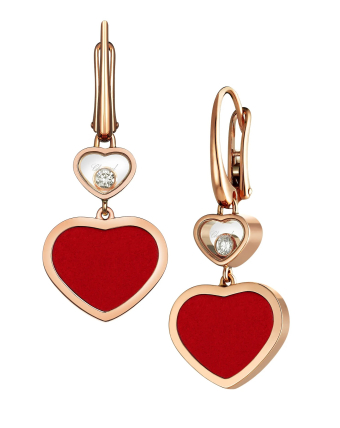 Серьги Chopard Happy Hearts Earrings 837482-5810