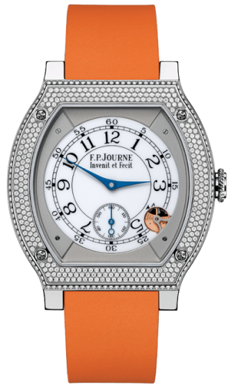 F.P. Journe Elegante 48 mm Titanium Set With Diamonds Orange