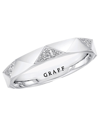 Кольцо Graff Laurence Graff Signature Faceted Diamond Wedding Band RGR994