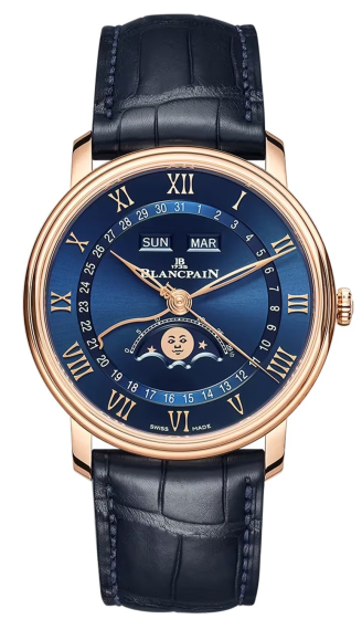 Blancpain Villeret Quantieme Complet 40 mm 6654 3640 55B