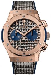 Hublot Classic Fusion Chronograph Italia Independent Pieds-de-Poule King Gold 45 mm 521.OX.2704.NR.ITI17