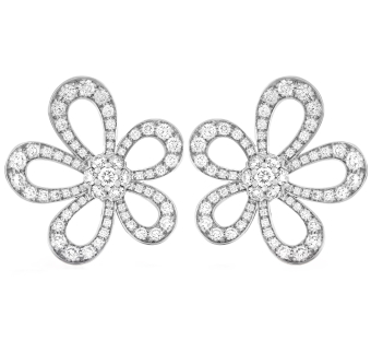 Серьги Van Cleef & Arpels Flowerlace VCARP05100