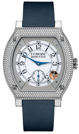 F.P. Journe Elegante 48 mm Titanium Set With Diamonds Midnight Blue