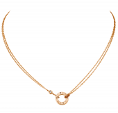 Колье Cartier Love Necklace 2 Diamonds, артикул: B7224509