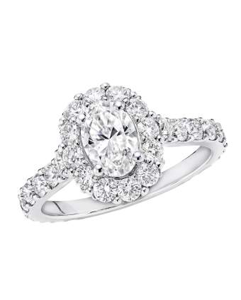 Кольцо для помолвки Graff Icon Oval Diamond Engagement Ring RGR619