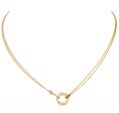 Колье Cartier Love Necklace 2 Diamonds B7219500