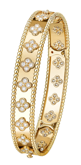 Браслет Van Cleef & Arpels Perlee Clovers Medium VCARO3YB00