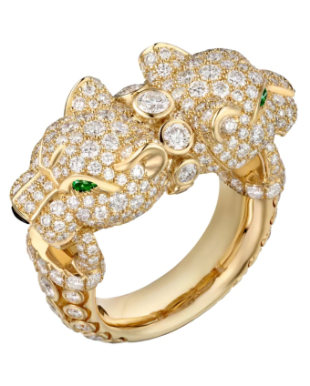 Кольцо Cartier Panthere de Cartier Ring Paved H4413100