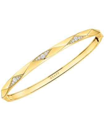 Браслет Graff Laurence Graff Signature Faceted Pave Diamond Bangle RGB696