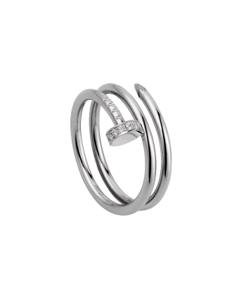 Кольцо Cartier Juste un Clou Double Diamonds Ring B4211000