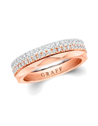 Кольцо Graff Laurence Graff Signature Three-Row Layered Diamond Ring RGR1085