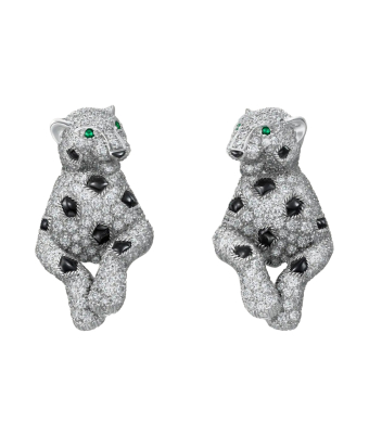 Серьги Cartier Panthere de Cartier Earrings Paved H8001258