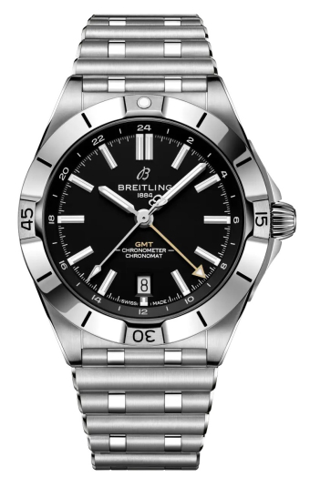 Breitling Chronomat Automatic GMT 40 mm NFL New Orleans Saints Edition A32398D11B1A1