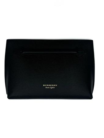 Косметичка Burberry Black Leather