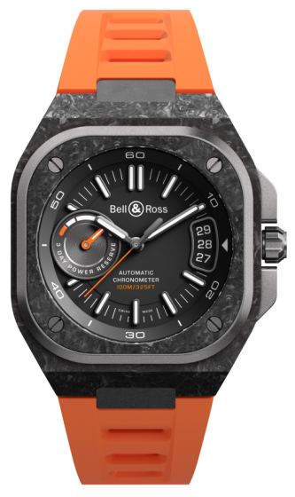 Bell & Ross BR-X5 Carbon Orange 41 mm BRX5R-BO-TC/SRB