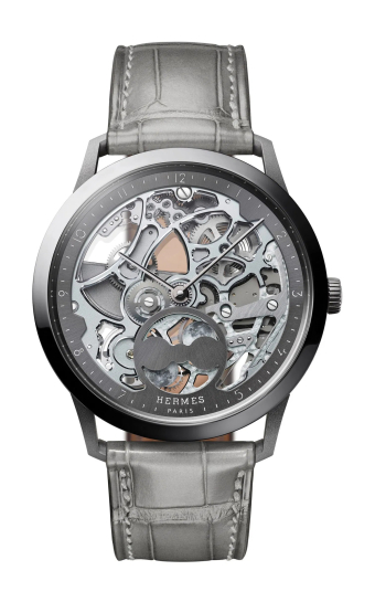 Hermes Slim d’Hermès Squelette Lune Gray 39.5 mm 408385WW00