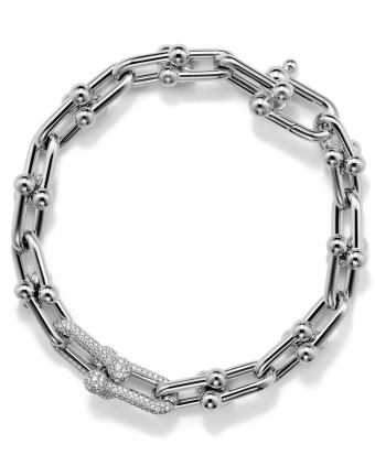 Браслет Tiffany HardWear Medium Link Bracelet Pavé Diamonds 71792528