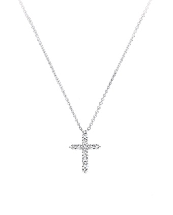 Крест Graff Classic Graff Round Diamond Cross Petite Pendant RGP009