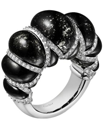 Кольцо Cartier Libre Tressage Metaquartzite Diamonds N4793352