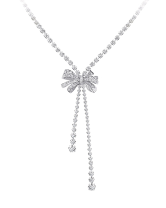 Колье Graff Tilda’s Bow Double Strand Round Diamond Necklace RGN461