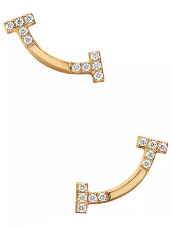 Серьги Tiffany T Smile Mini Earrings 75533373