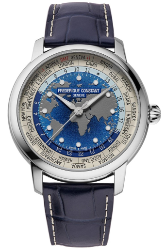 Frederique Constant Manufacture Classic Worldtimer 40 mm FC-719BLW3H6