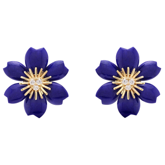 Серьги Van Cleef & Arpels Rose de Noel Mini VCARP7RW00