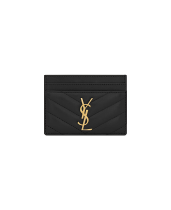 Кардхолдер Saint Laurent Cassandre Matelasse Card Case In Lambskin