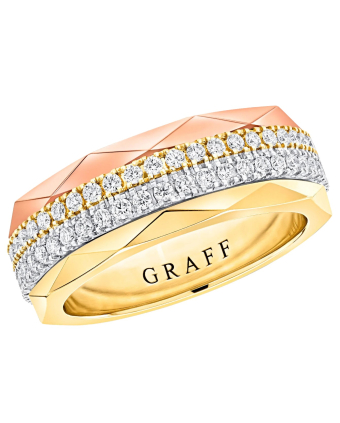 Кольцо Graff Laurence Graff Signature Four-Row Layered Diamond Ring RGR1086
