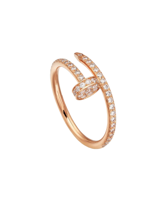 Кольцо Cartier Juste un Clou Half-Paved Ring Small Model B4231400