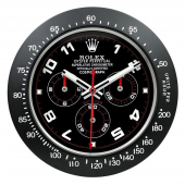 Настенные часы Rolex Daytona Cosmograph Pure Black