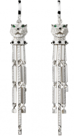 Серьги Cartier Panthere de Cartier High Jewelry Earrings, артикул: N8045900