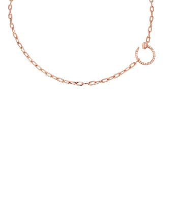 Колье Cartier Juste un Clou Paved Necklace N7413500