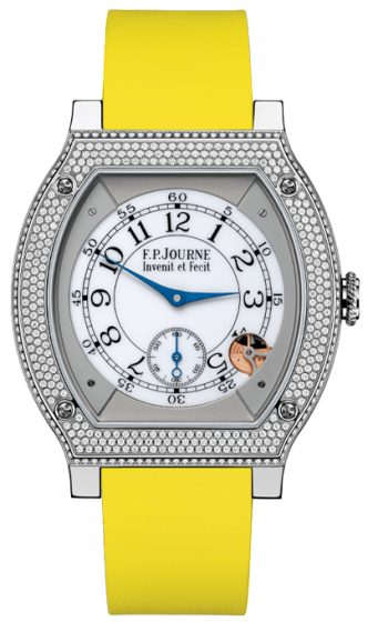 F.P. Journe Elegante 48 mm Titanium Set With Diamonds Yellow