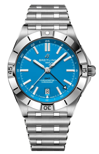 Breitling Chronomat Automatic GMT 40 mm NFL Carolina Panthers Edition A32398E11C1A1