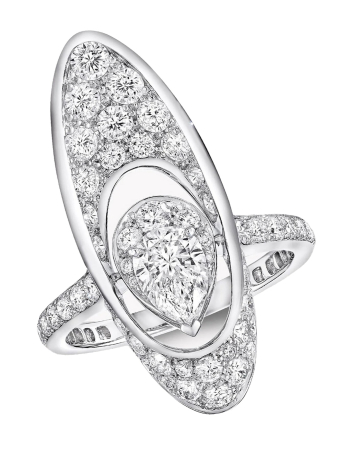 Кольцо Graff Tribal Gateway Pear Shape Diamond Ring RGR823