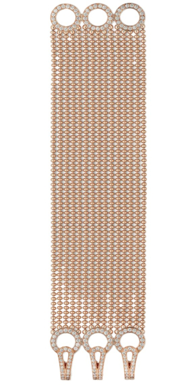 Браслет Cartier Agrafe Medium Semi-Paved N6719117