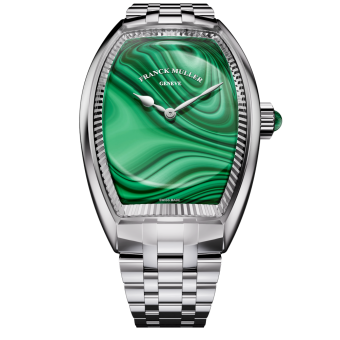 Franck Muller Curvex CX Mineral 30 x 44 mm CX 24 QZ MINERAL MALACHITE AC