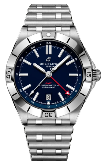 Breitling Chronomat Automatic GMT 40 mm NFL New England Patriots Edition A32398E41C1A1